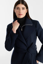 Load image into Gallery viewer, Mackage Norita-ZZ 2 in 1 Double Face Wool Coat in Marine