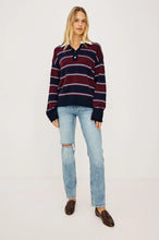 Load image into Gallery viewer, Rails Paxton Sweater in Boysenberry Stripe