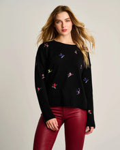 Load image into Gallery viewer, Lisa Todd Hit The Slopes Sweater in Black