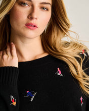 Load image into Gallery viewer, Lisa Todd Hit The Slopes Sweater in Black