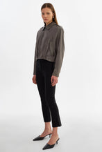 Load image into Gallery viewer, LAMARQUE Robbie Suede Jacket in Steel Grey
