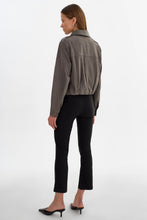 Load image into Gallery viewer, LAMARQUE Robbie Suede Jacket in Steel Grey