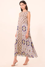 Load image into Gallery viewer, Misa Los Angeles Talitha Dress in Mosaic Eye Satin Mix