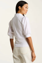 Load image into Gallery viewer, Lisa Todd Pure Rib Collet Top in White