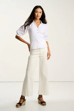 Load image into Gallery viewer, Lisa Todd Pure Rib Collet Top in White