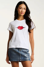 Load image into Gallery viewer, Lisa Todd Kiss & Make Up T-Shirt in White