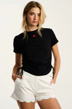 Load image into Gallery viewer, Lisa Todd Tie One On T-Shirt in Black