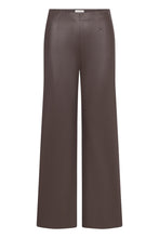 Load image into Gallery viewer, Seductive Kimberly Vegan Fluid Nappa Leather Pant in Dark Brown