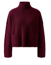 Load image into Gallery viewer, Oui Ribbed Knit Sweater in Bramble Berry