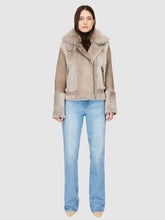 Load image into Gallery viewer, HiSO Soul Shearling Coat in Smoked Quartz