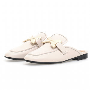 Mjus Leather Mules in Latte