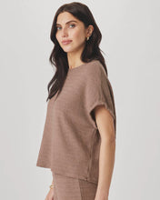 Load image into Gallery viewer, Splendid Marisol Short Sleeve Top in Wicker