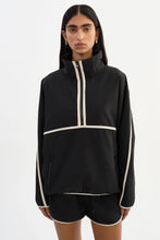 Load image into Gallery viewer, LAMARQUE Weslee Half-Zip Pullover Jacket in Black