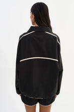Load image into Gallery viewer, LAMARQUE Weslee Half-Zip Pullover Jacket in Black