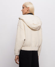 Load image into Gallery viewer, Twinset Bomber Jacket in Ivory