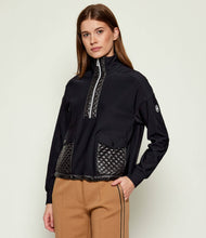 Load image into Gallery viewer, Marc Cain Zip Pullover Sweatshirt in Black