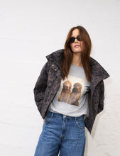 Load image into Gallery viewer, Oui Quilted Leopard Print Jacket