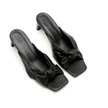 Load image into Gallery viewer, Sister X Soeur Estelle Mules in Black