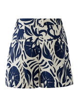 Load image into Gallery viewer, Oui Printed Cotton Shorts