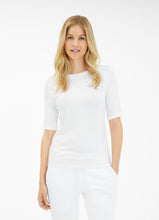 Load image into Gallery viewer, Juvia Jersey Modal T-Shirt in White
