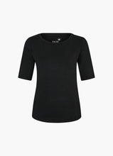 Load image into Gallery viewer, Juvia Jersey Modal T-Shirt in Black
