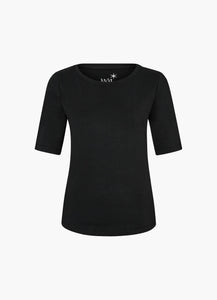 Juvia Jersey Modal T-Shirt in Black