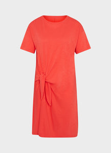 Juvia Jersey Dress in Poppy Red