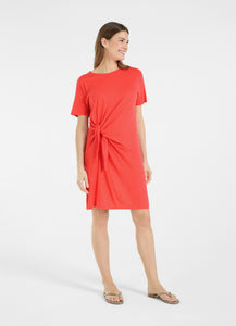 Juvia Jersey Dress in Poppy Red
