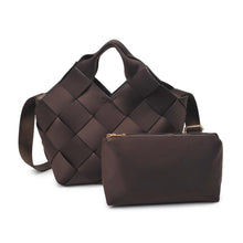 Load image into Gallery viewer, Sol And Selene Resilience Woven Neoprene Tote in Chocolate