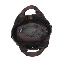 Load image into Gallery viewer, Sol And Selene Resilience Woven Neoprene Tote in Chocolate
