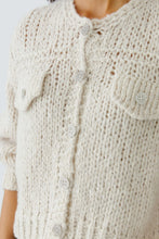 Load image into Gallery viewer, Oui Cardigan in Light Beige Melange