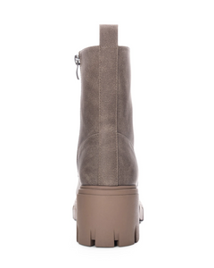 Chinese Laundry Newz Boots in Distressed Taupe