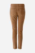 Load image into Gallery viewer, Oui Baxtor Fine Corduroy Pants in Dark Camel
