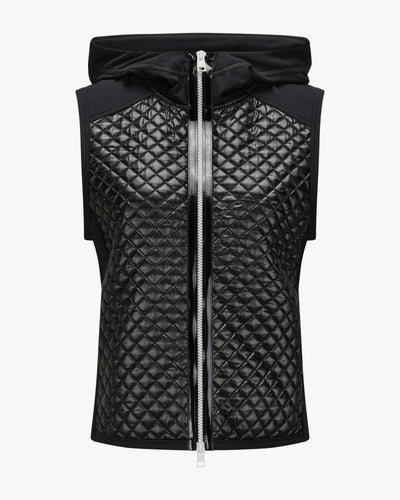 Marc Cain Quilted Vest in Black