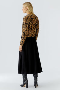 Oui Leopard Print Sweater