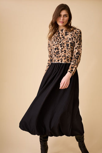 Oui Leopard Print Sweater