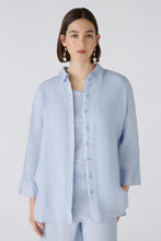 Load image into Gallery viewer, Oui Linen Blouse in Kentucky Blue
