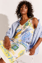 Load image into Gallery viewer, Oui Linen Blouse in Kentucky Blue
