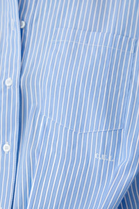 Oui Striped Shirt in Blue/White