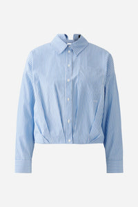 Oui Striped Shirt in Blue/White