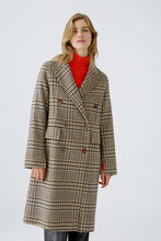 Load image into Gallery viewer, Oui Wool Check Coat
