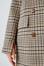 Load image into Gallery viewer, Oui Wool Check Coat
