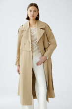 Load image into Gallery viewer, Oui Trench coat in Desert Tan
