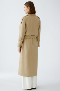 Oui Trench coat in Desert Tan