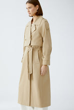 Load image into Gallery viewer, Oui Trench coat in Desert Tan
