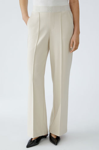 Oui Trousers in Off White