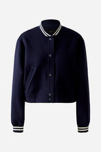 Load image into Gallery viewer, Oui Bomber Jacket in Navy
