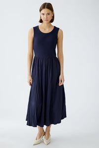 Oui Sleeveless Dress in Navy