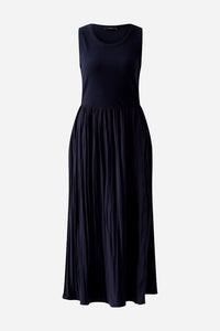 Oui Sleeveless Dress in Navy