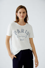 Load image into Gallery viewer, Oui &quot;Paris&quot; T-Shirt in Cloud
